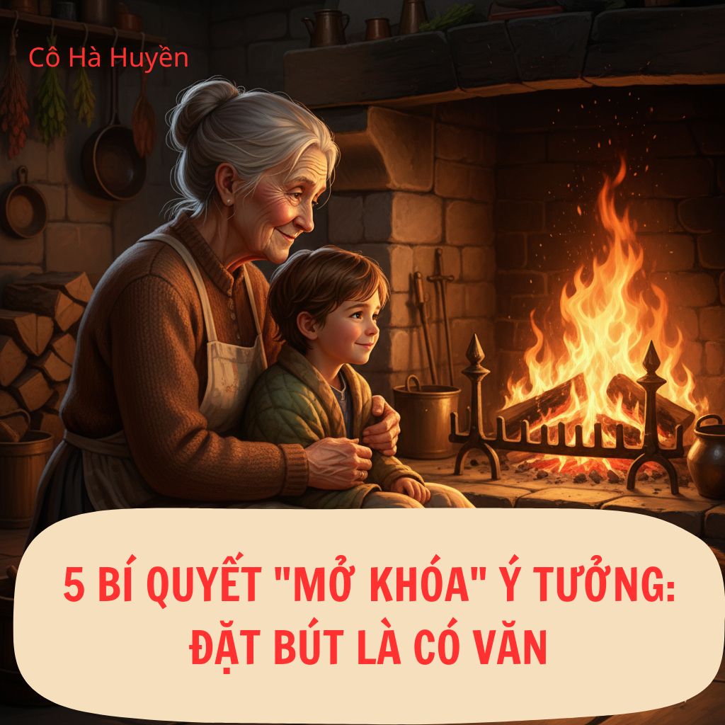 5 bí quyết mở khóa ý tưởng đặt bút là có văn