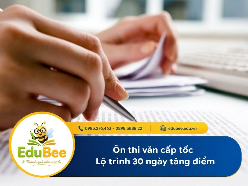 Ôn thi văn cấp tốc – Lộ trình 30 ngày tăng điểm nhanh chóng