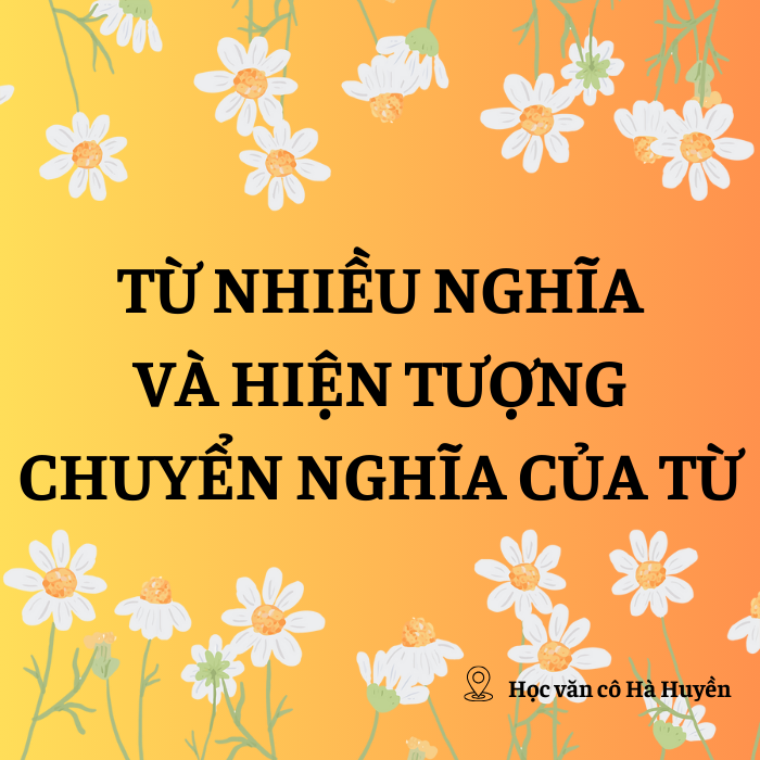 Từ nhiều nghĩa và hiện tượng chuyển nghĩa của từ