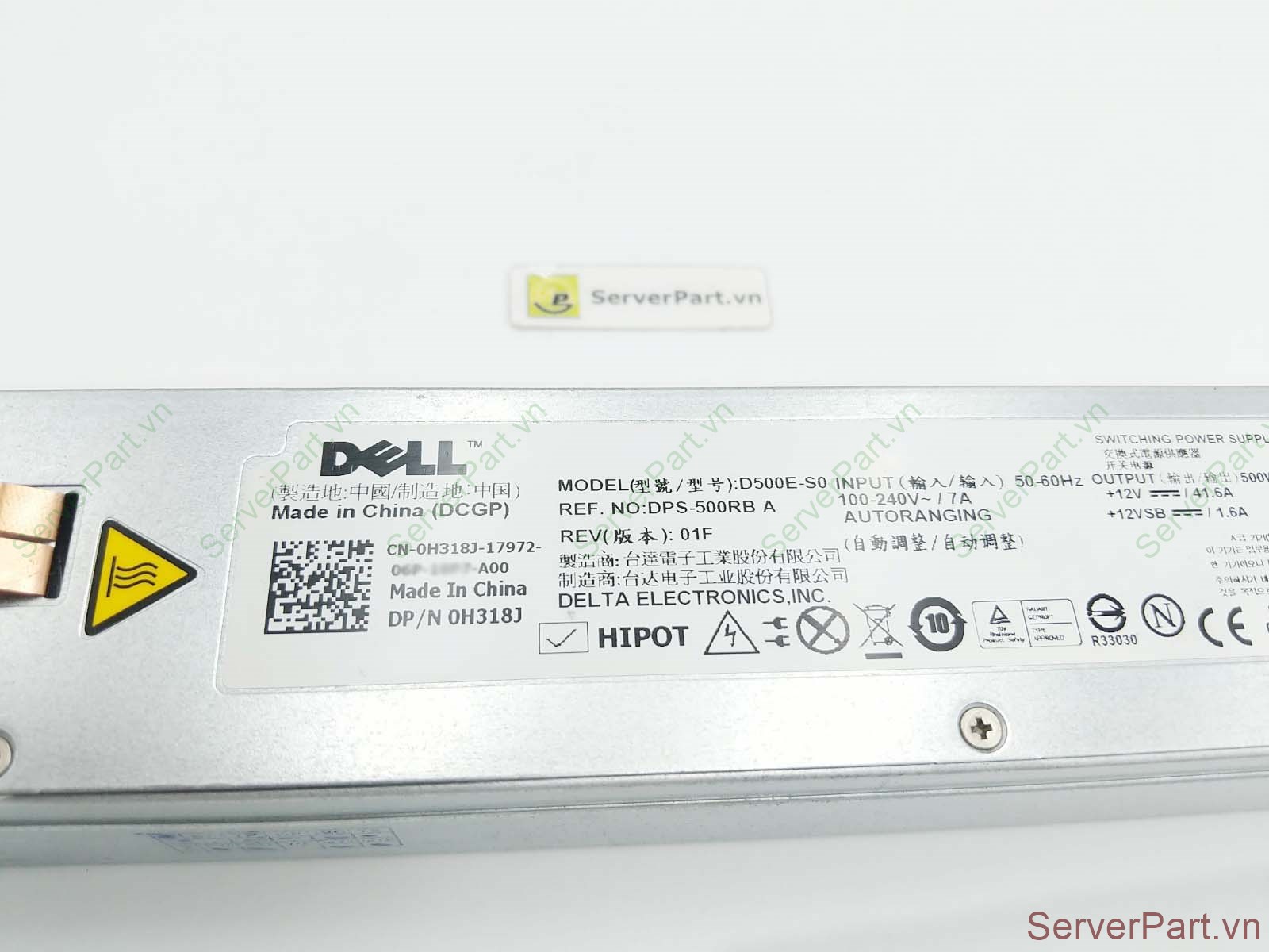 DELL Power Supply / Netzteil A500E-S0 500W für PowerEdge R410 Dell P/N DELL Power Supply / Netzteil A500E-S0 500W für PowerEdge R410 Dell P/N