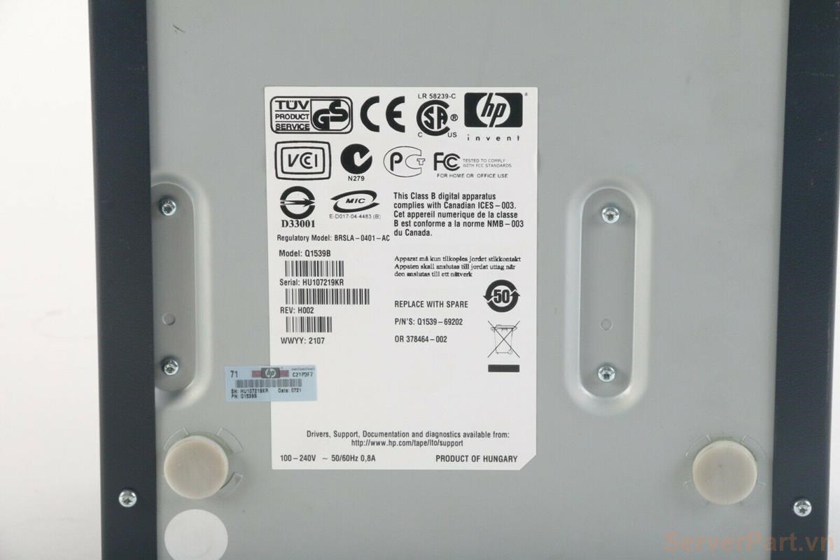 TANDBERG DATA TDC 4220 SLR4 2.5GB Bande Magnétique 50-Pin SCSI TANDBERG DATA TDC 4220 SLR4 2.5GB Bande Magnétique 50-Pin SCSI