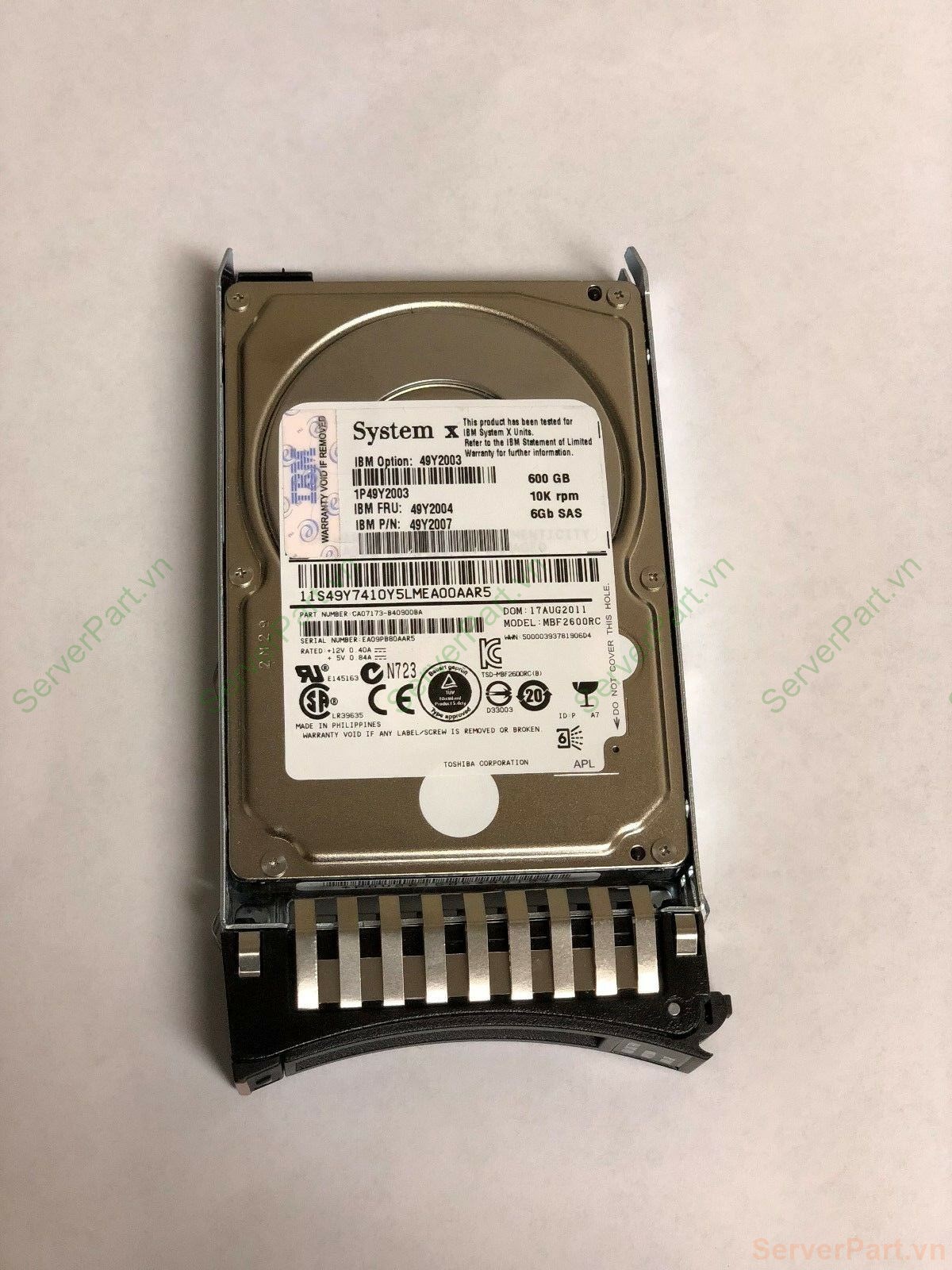 0B22384 Ibm 146Gb 10000Rpm 2.5インチ Sff Sas HDD (認定再生品) 0B22384 Ibm 146Gb 10000Rpm 2.5インチ Sff Sas HDD (認定再生品