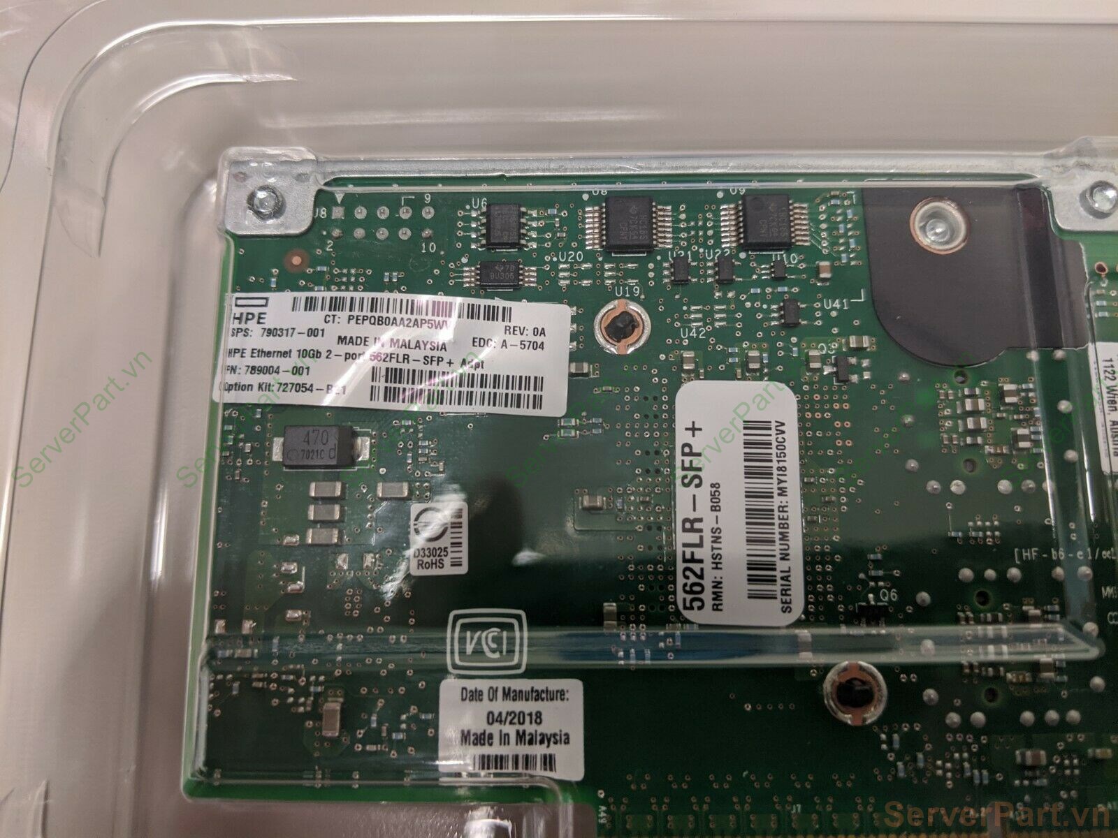 790317-001 789004-001 727054-B21 Bo mạch nic HP 562FLR-SFP+ Adapter 10 ...