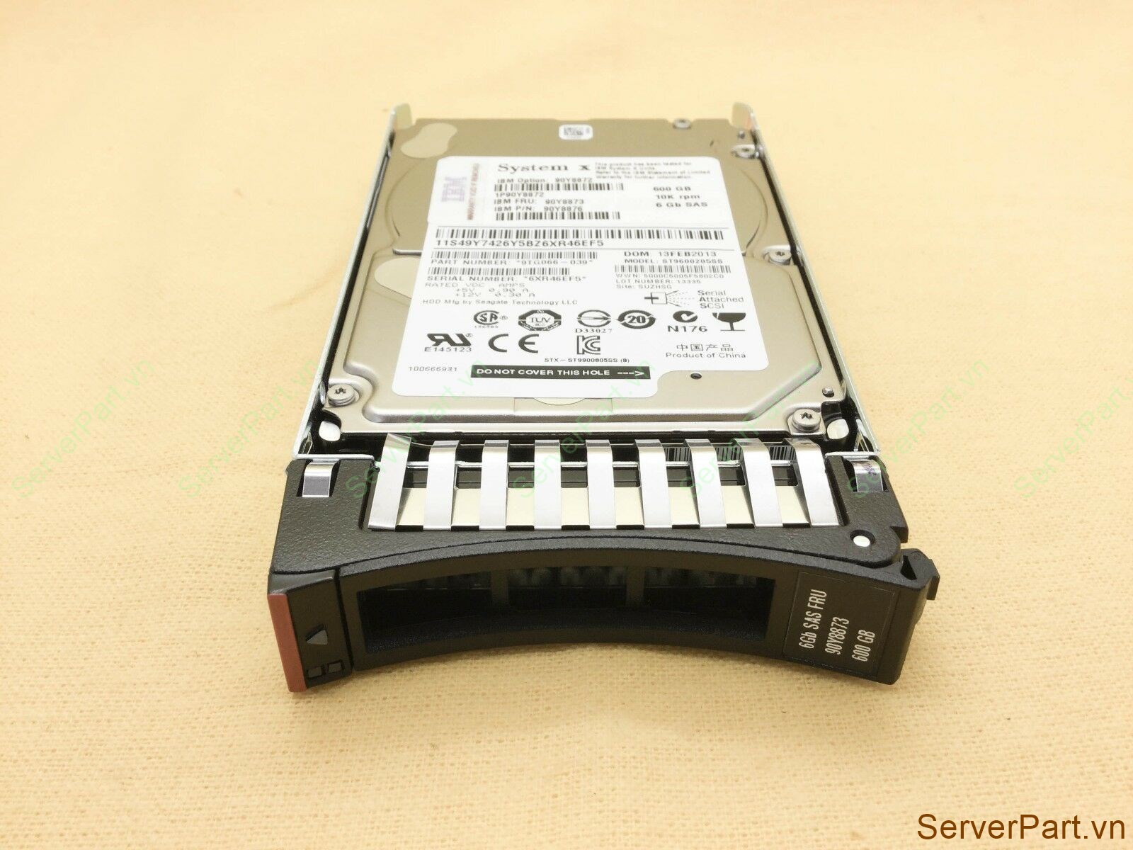 90Y8873 IBM / WESTERN DIGITAL 600GB 10K RPM SAS 2.5 INCH SMALL FORM