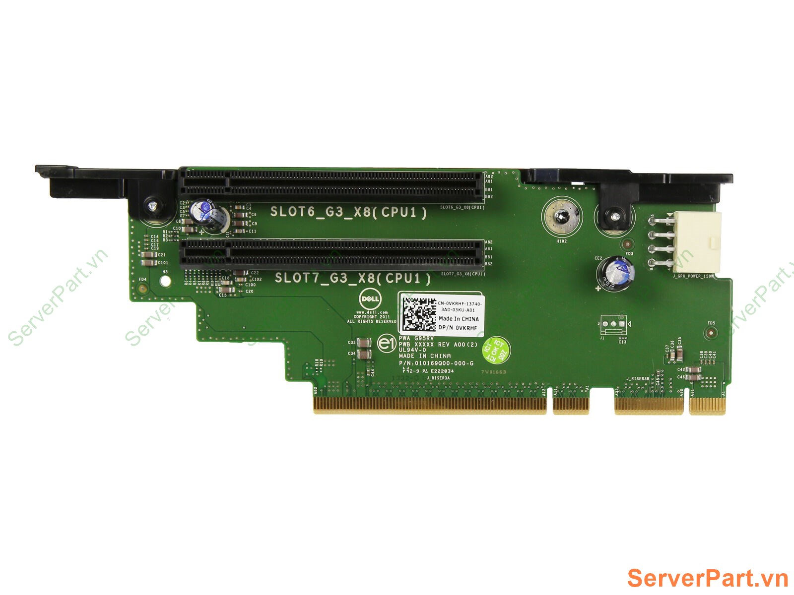 0VKRHF VKRHF Bo mạch Board Riser Dell R720 Riser 3 | ServerPart.vn
