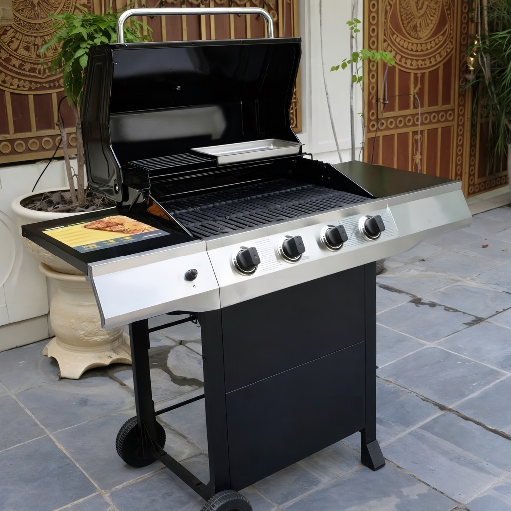 bếp nướng bbq ngoài trời