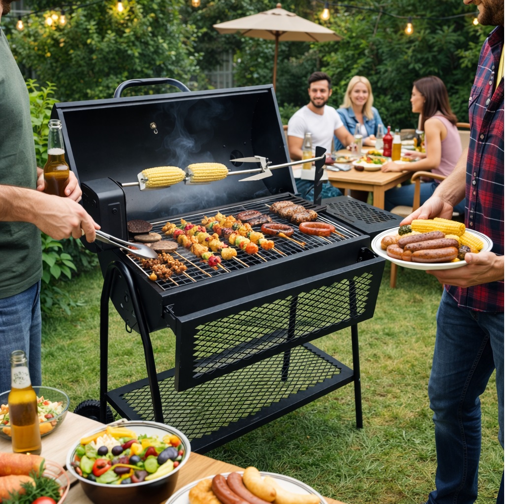 bếp nướng bbq ngoài trời