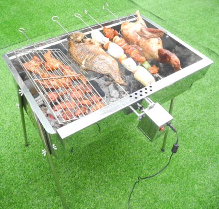 Bếp nướng than tự quay V5L