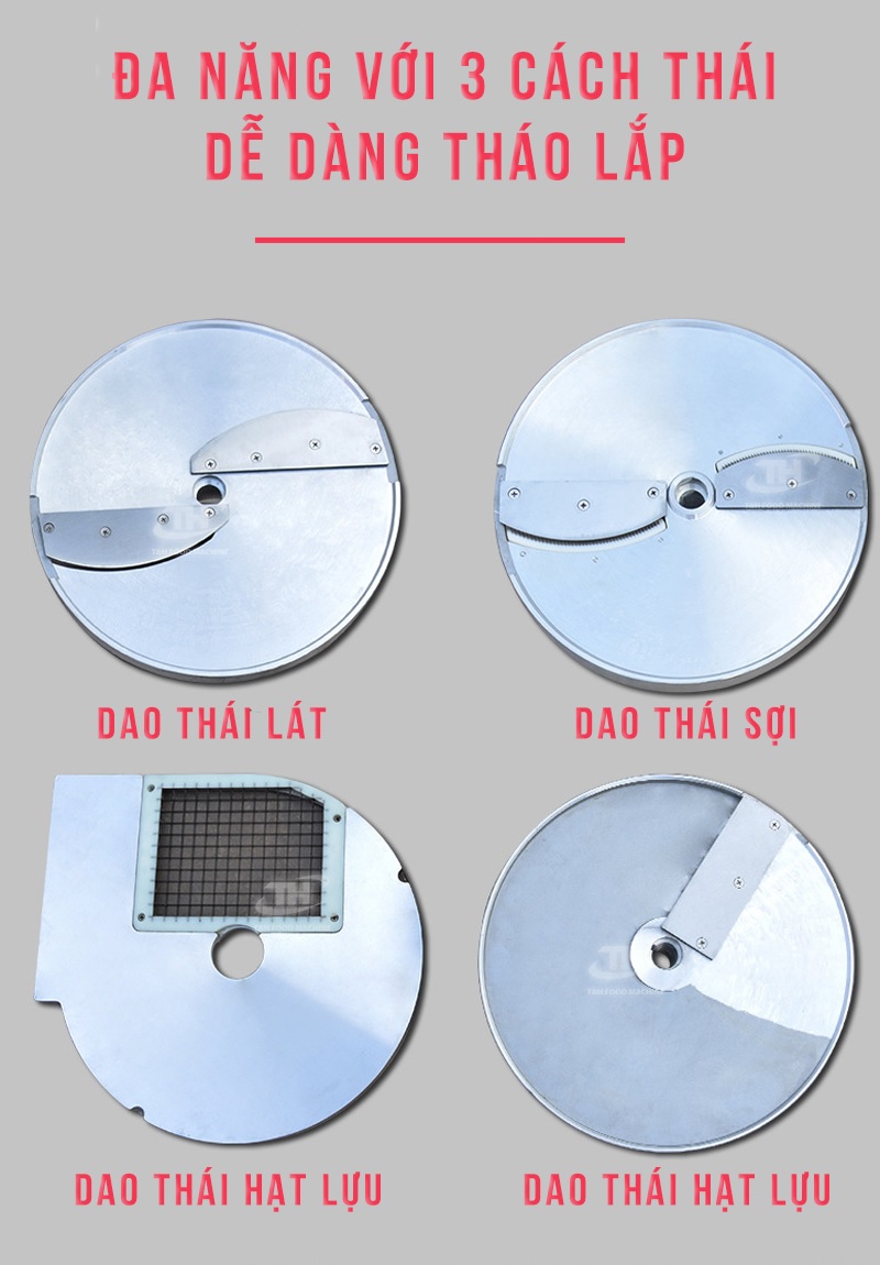 Dao máy thái rau củ quả