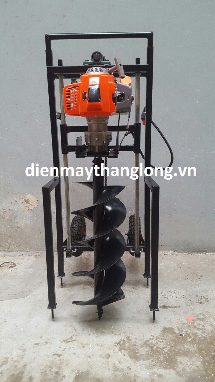 Máy khoan đất trồng cây Bánh Xe Thăng Long