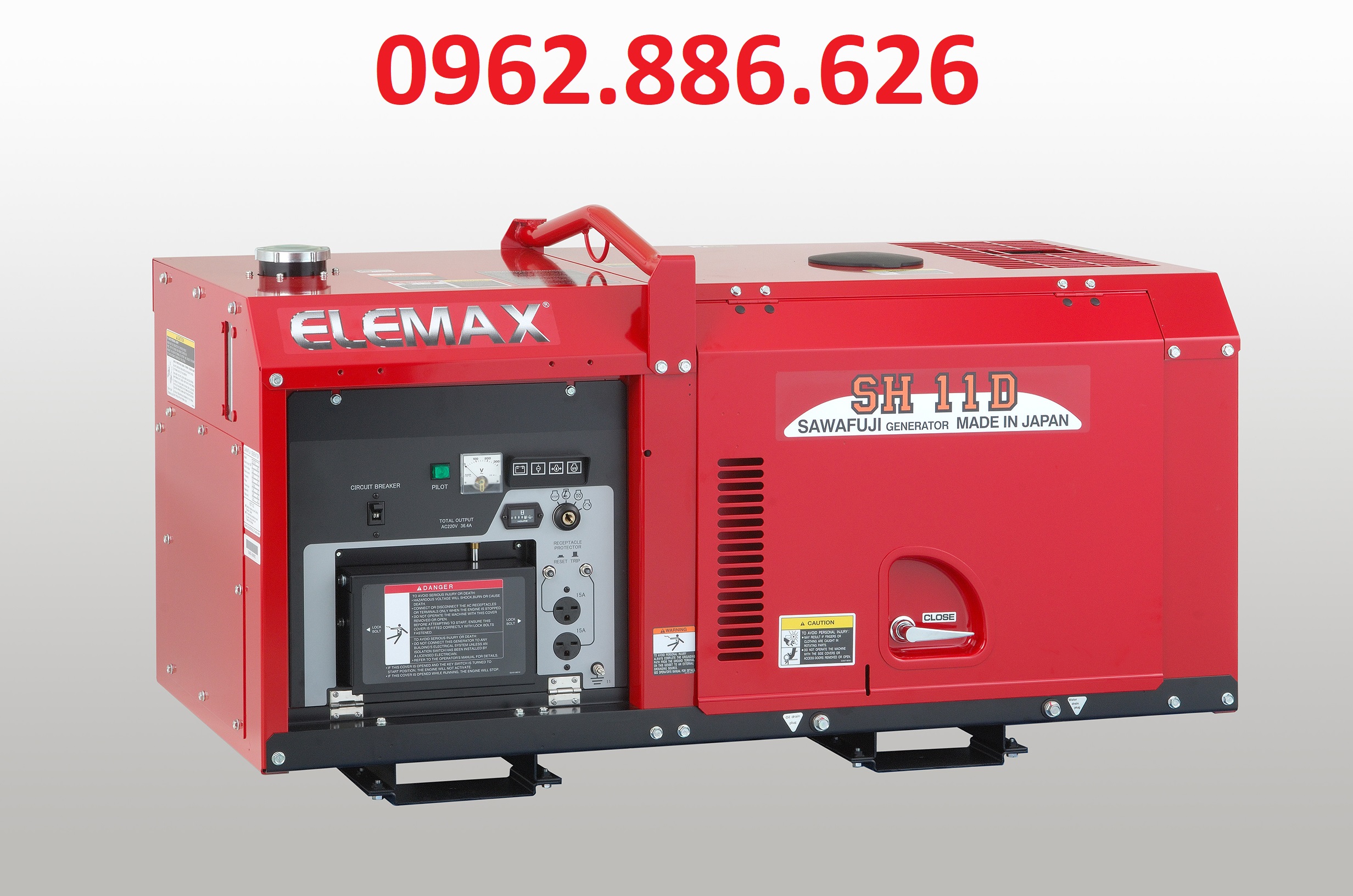 máy phát điện elemax SH11D
