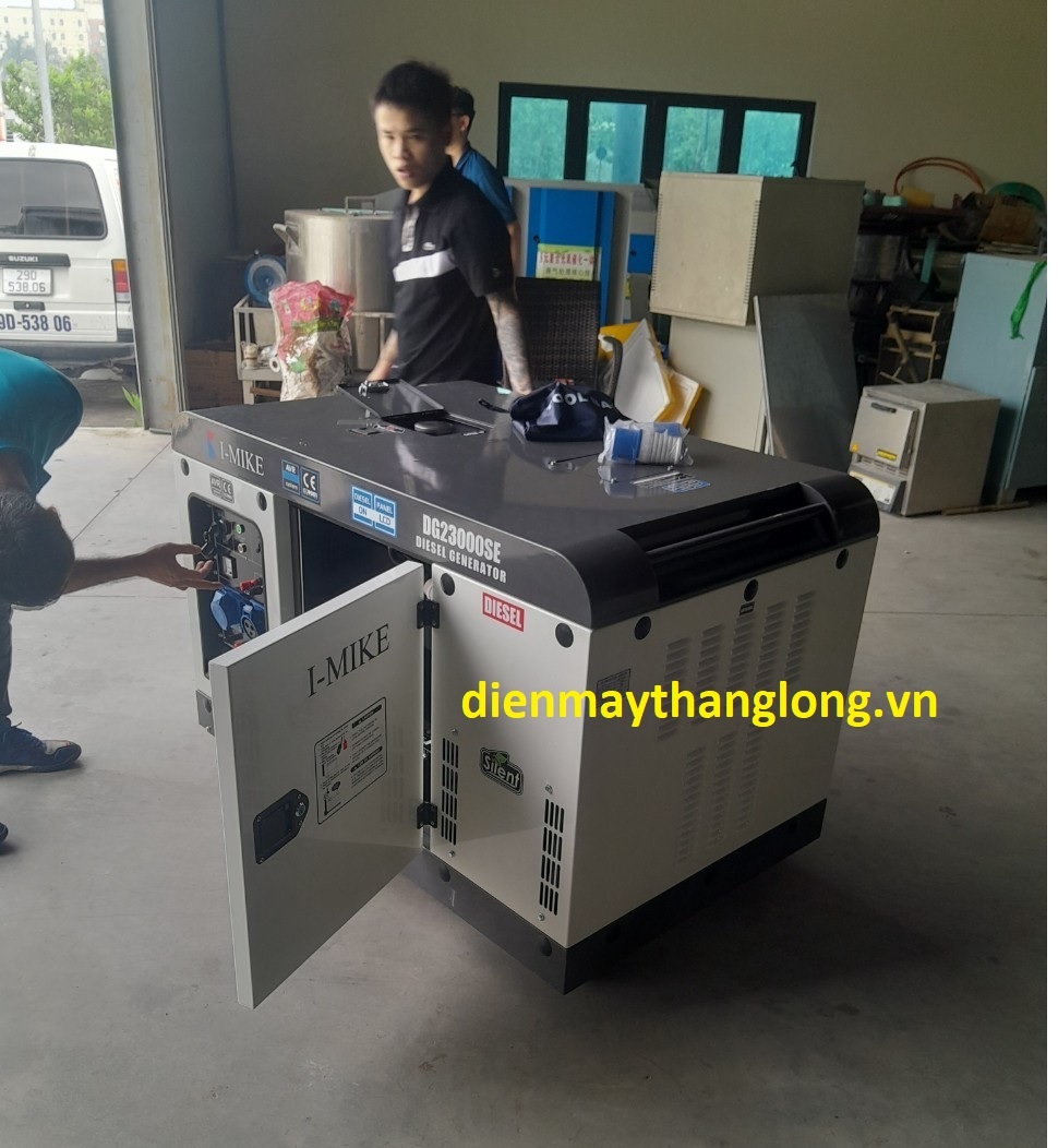 Máy phát điện chạy dầu 1 pha 18KW Imike