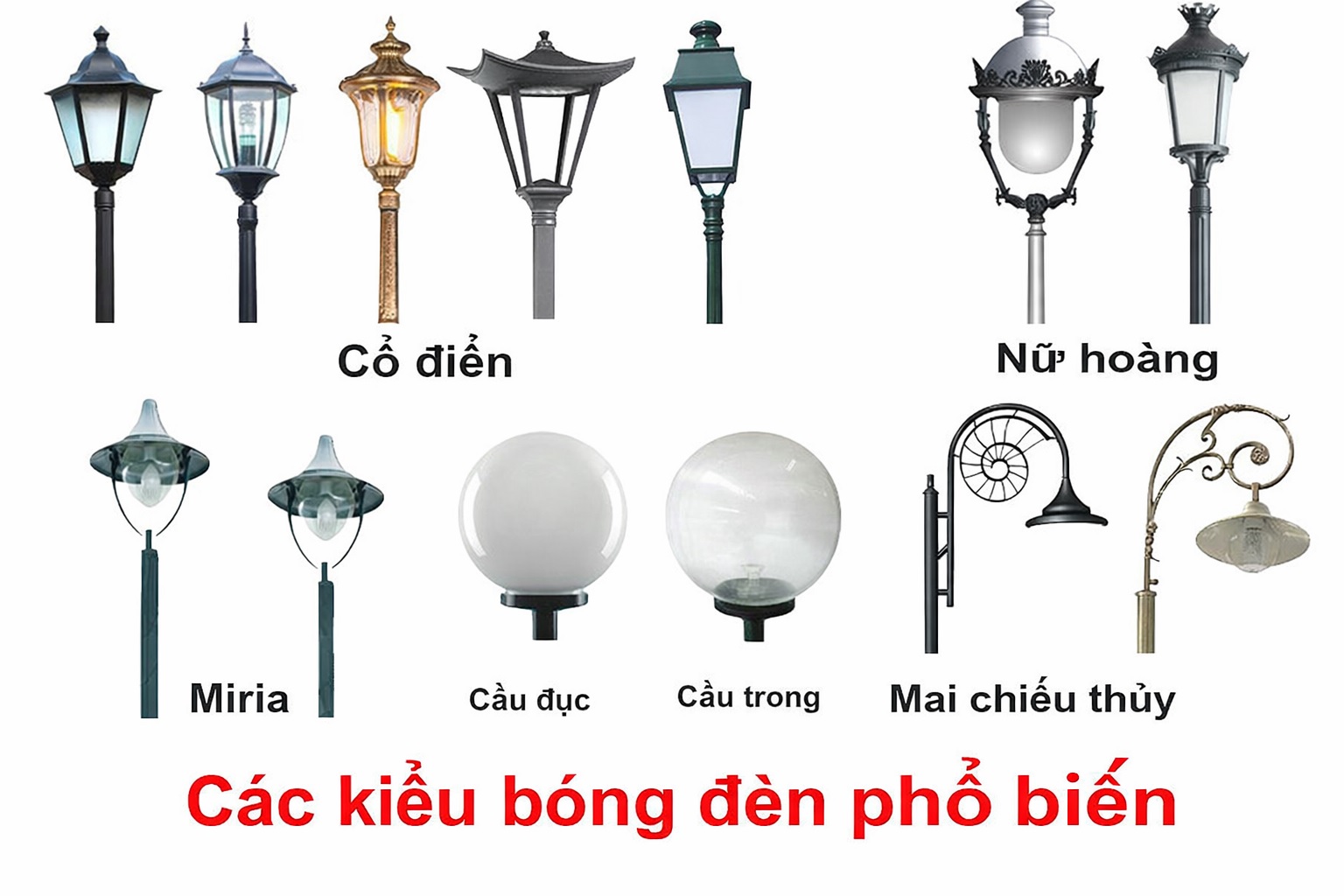 tru đèn 1 bóng