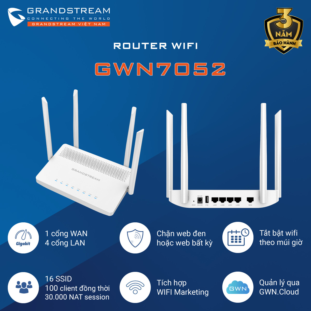 Router wifi GWN7052