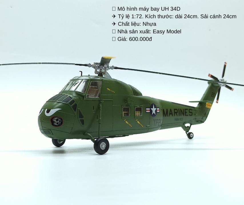 Mô hình máy bay trực thăng UH34D