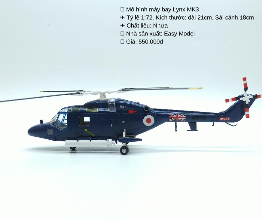 Mô hình máy bay trực thăng Lynx MK3