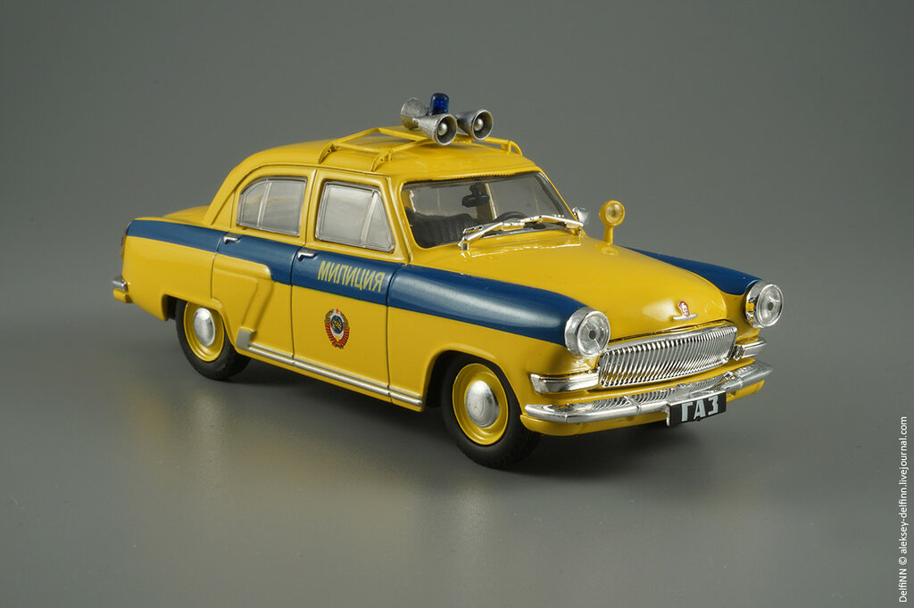 Mô hình xe Nga Gaz Volga 21R Cảnh sát