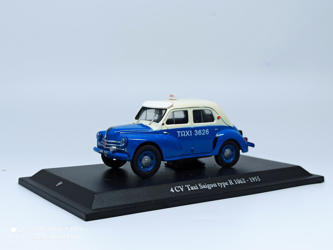 Mô hình xe Renault 4CV Saigon Taxi