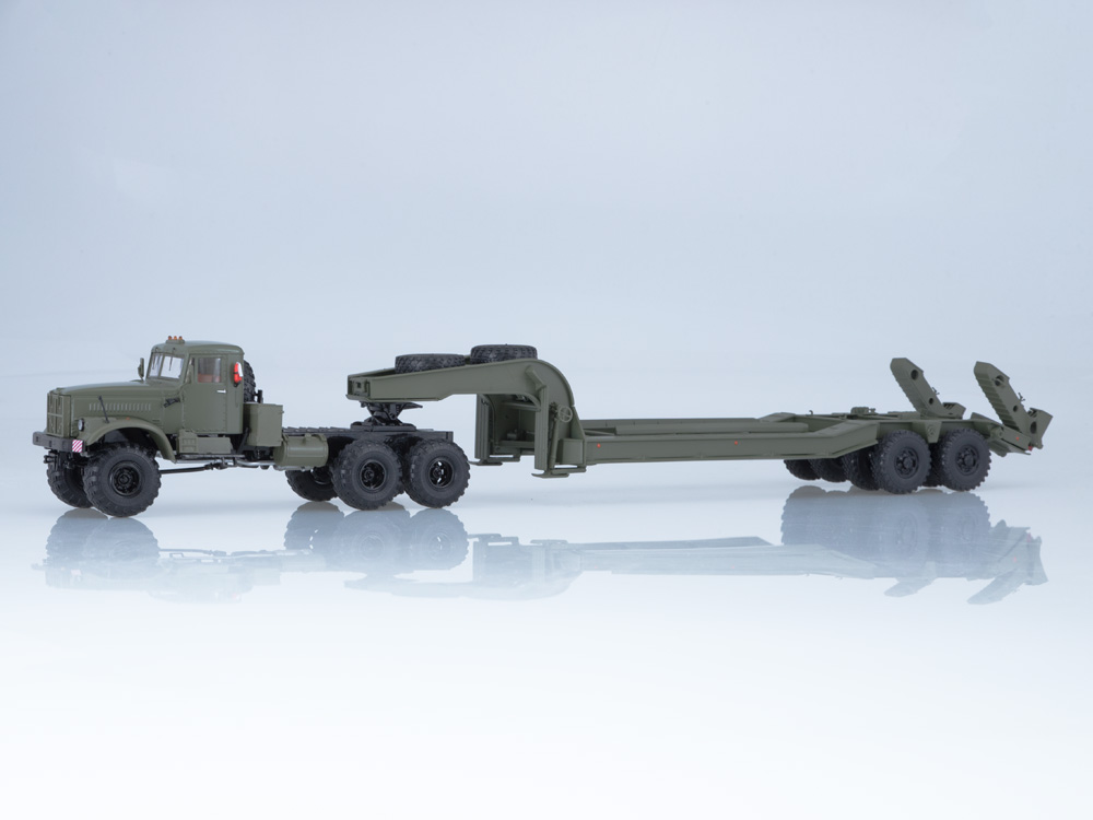 Mô hình xe Nga Kraz-255V với sơ mi rơ moóc ChMZAP-5247G