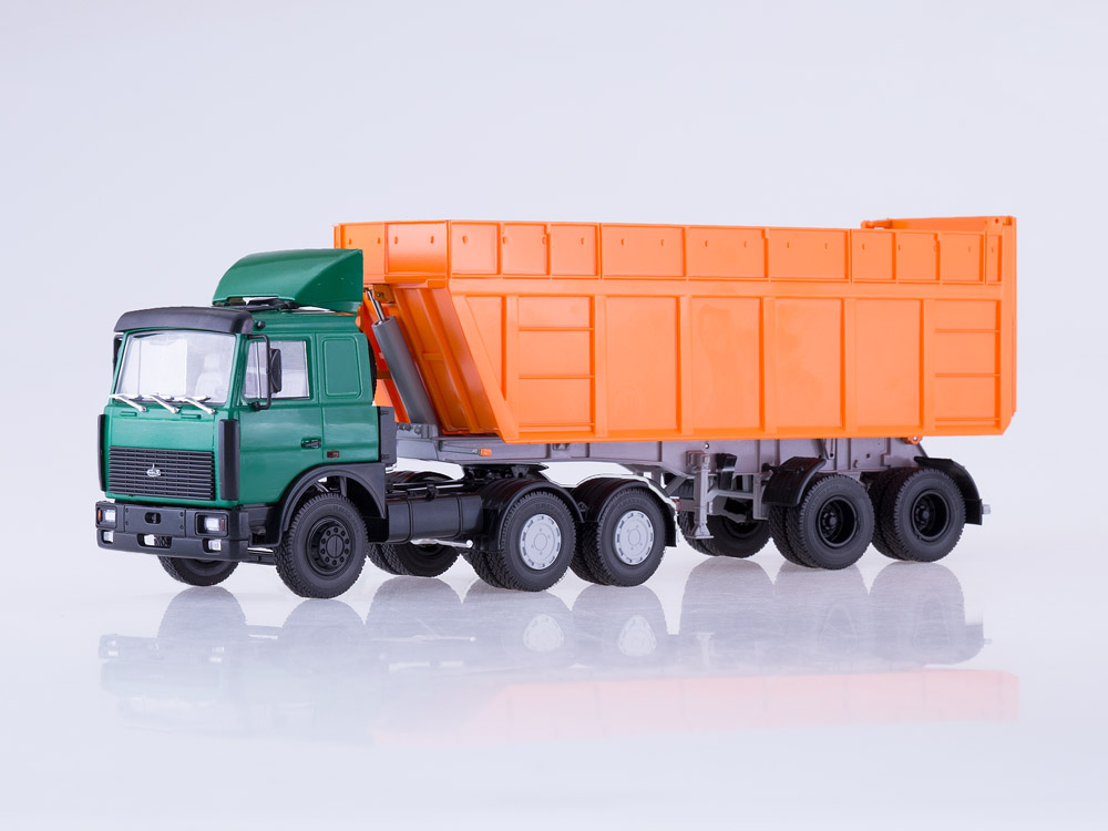 Mô hình xe MAZ-6422 với semi romooc MAZ-9506-30