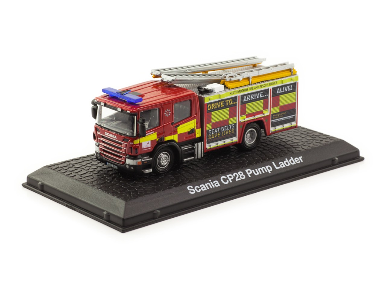 Mô hình xe Cứu hỏa Scania CP28 Pump Ladder 1975 1/72