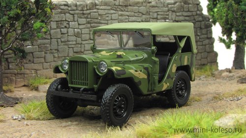 Mô hình xe Nga Gaz 64 Nguỵ trang