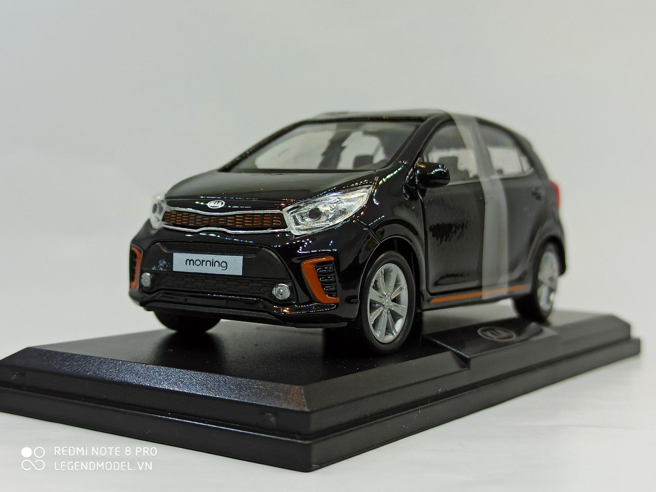 Mô hình xe KIA Morning Picanto Diecast Miniature tỷ lệ 138 màu xanh cốm   Phukienmyvn