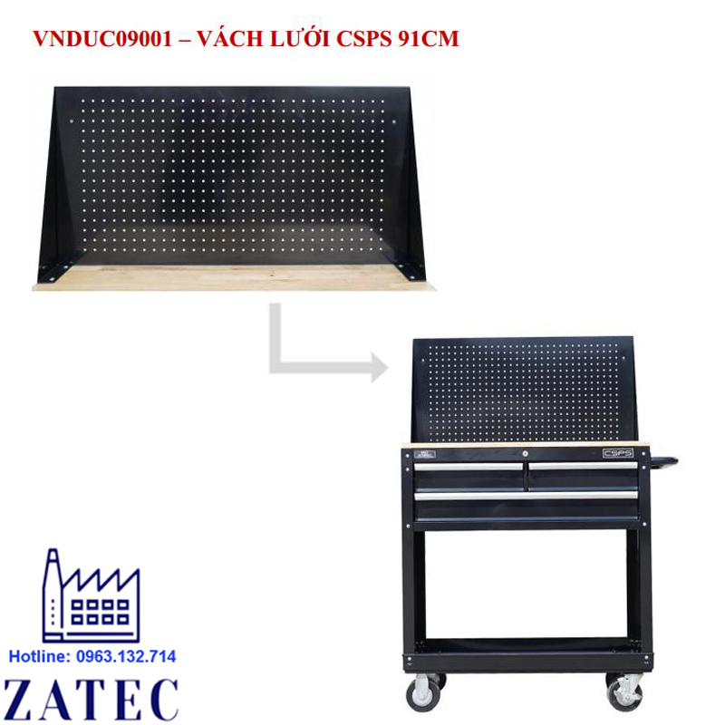 Bảng treo dụng cụ cơ khí CSPS bao gồm