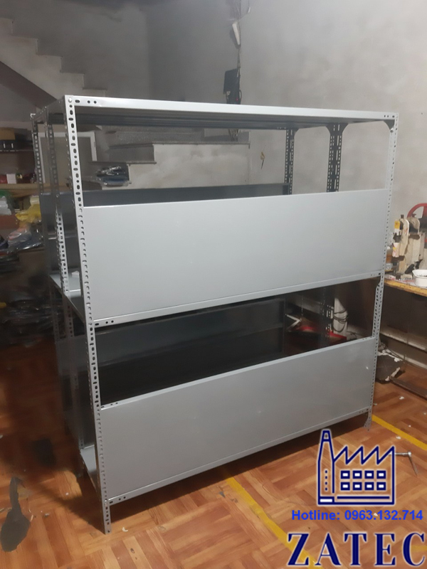 Ưu điểm kệ sắt v lỗ đa năng 5 tầng D100 x R30 x C200 cm