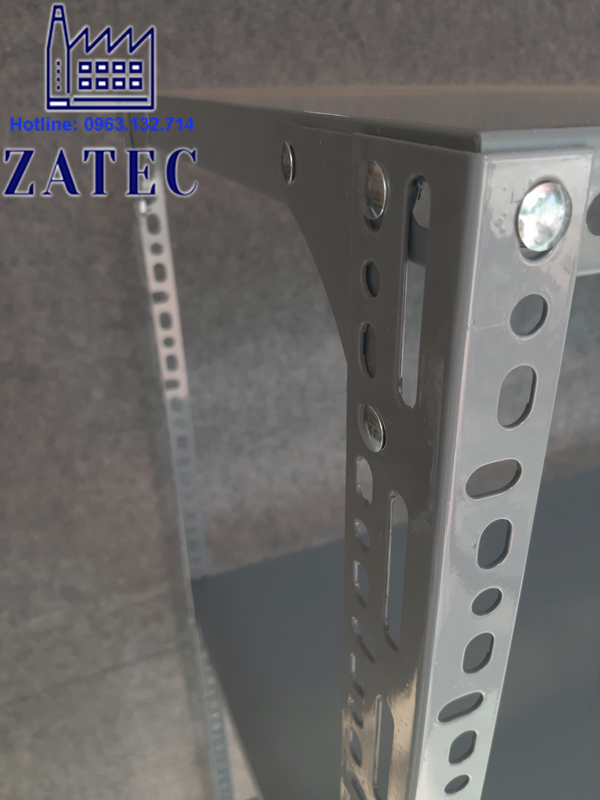 Ưu điểm kệ sắt V lỗ 3 tầng D120 x R40 x C120 cm, 80kg/ tầng