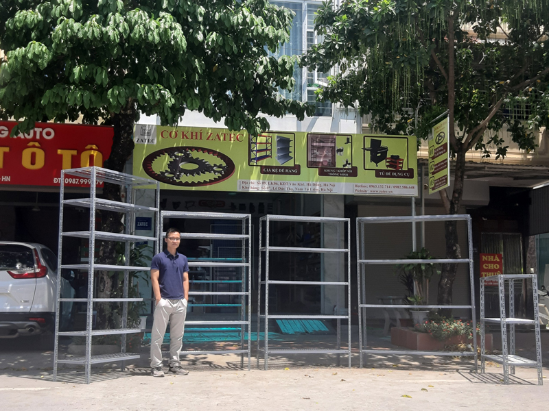 Thông số kỹ thuật kệ đa năng mặt lưới 3 tầng D120 x R40 x C100 cm, 01 tăng cứng