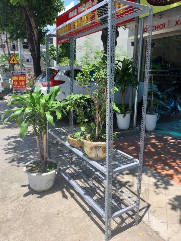 Thông số kỹ thuật kệ đa năng mặt lưới 3 tầng, D100 x R30 x C100 cm, 01 tăng cứng