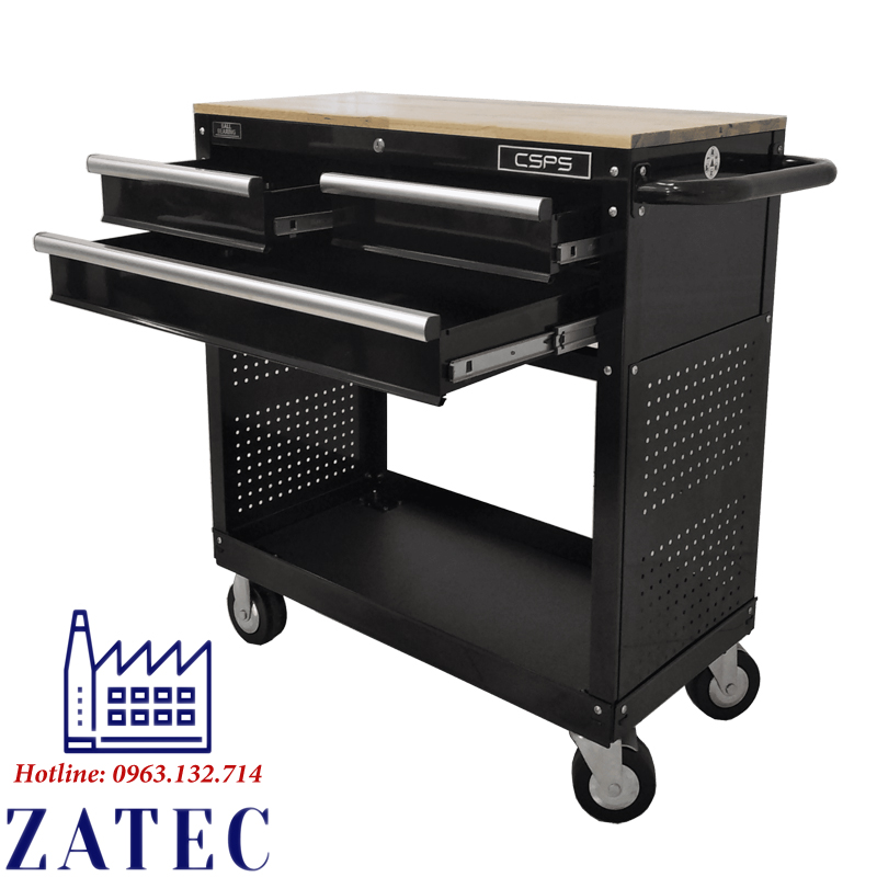 Ưu điểm tủ dụng cụ di động CSPS 91cm - 03 hộc kéo