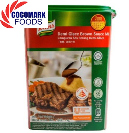 Bột sốt nâu Demi Glace Brown Sauce Mix - Nhập khẩu Malaysia 1kg Cocomark