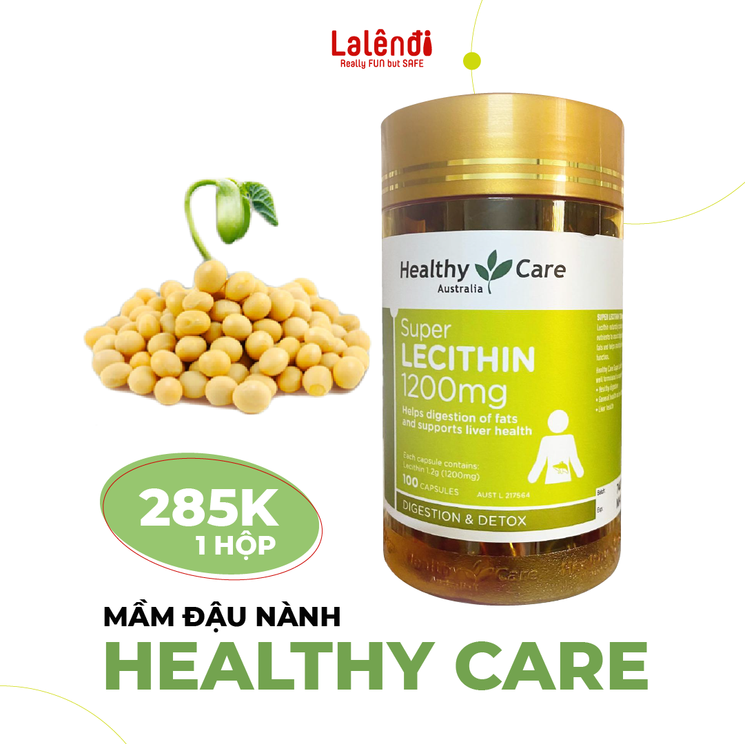 Công dụng của mầm đậu nành Healthy Care