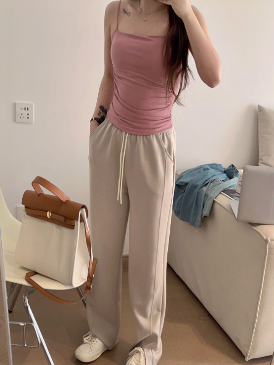Áo Bra Nữ Dây Nhỏ Kèm Đệm Ngực | Áo Ống Ôm Dáng, Thiết Kế Nhún, Mặc Trong & Ngoài, Thời Trang Basic MAKILANA T13