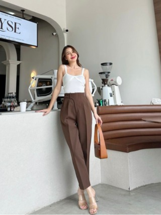 Quần baggy cạp lệch QT37