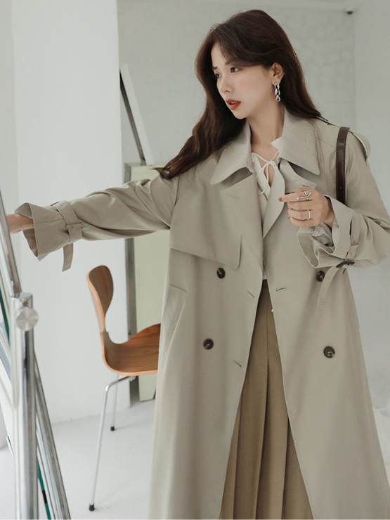 Chân váy dài xếp ly đều hai mặt CV13