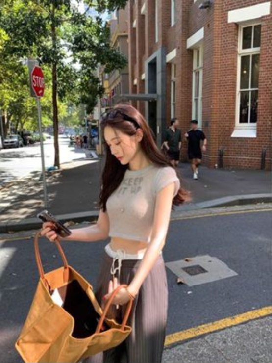 Quần ống rộng lưng thun quần suông nữ, quần nữ cạp cao có dây rút phong cách trẻ trung năng động QT2403