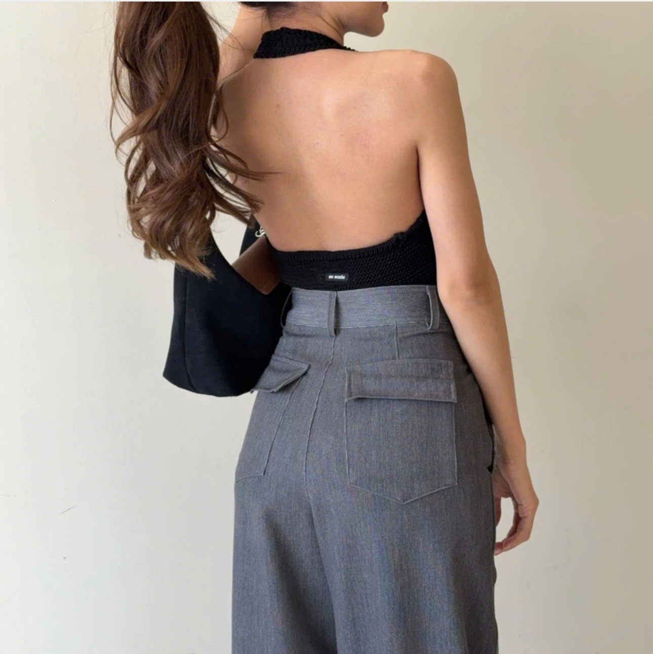 QT94 Quần tây ống suông MAKILANA,quần tây ống rộng cạp cao thanh lịch hiện đại tôn dáng dành cho nữ
