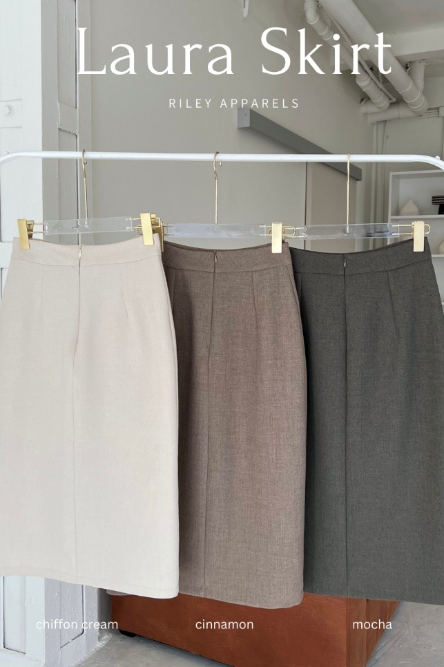 (CV30) Chân váy MAKILANA Laura Skirt 9079 dáng dài nữ tính, thời trang Hàn, váy nữ công sở đẹp, vải đẹp chuẩn form