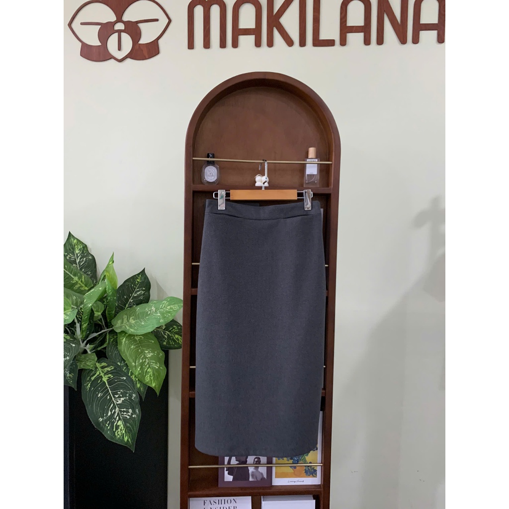 (CV30) Chân váy MAKILANA Laura Skirt 9079 dáng dài nữ tính, thời trang Hàn, váy nữ công sở đẹp, vải đẹp chuẩn form