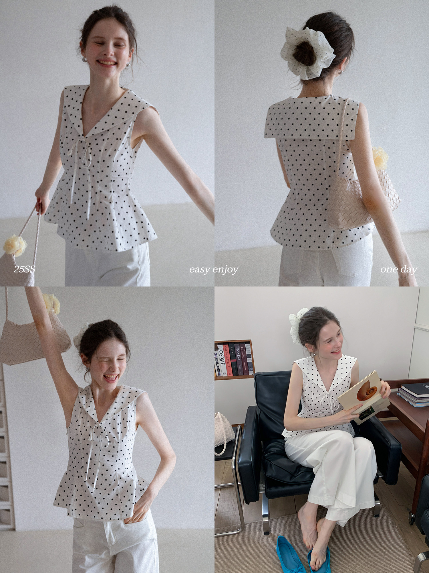 ÁO SƠ MI TAY NGẮN ĐÍNH NƠ MAKILANA SM63