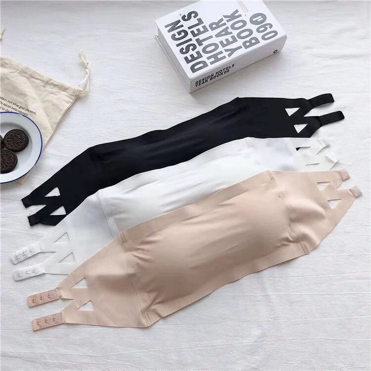 Áo Ngực Nữ Không Dây Lụa Băng | Áo Ống Một Mảnh, Chống Hở, Lưng Đẹp, Gợi Cảm, Mặc Trong & Ngoài MAKILANA T9