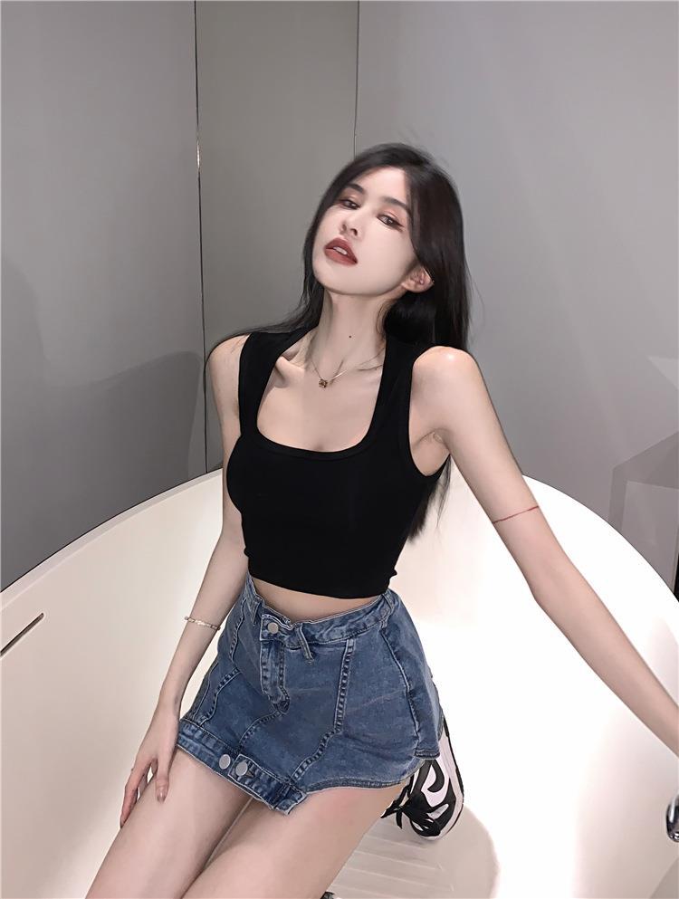 Áo Ba Lỗ Nữ Gợi Cảm Mùa Hè | Kèm Đệm Ngực, Chống Lộ, Áo Ống Mặc Ngoài, Lưng Đẹp, Sexy & Ngọt Ngào MAKILANA T10