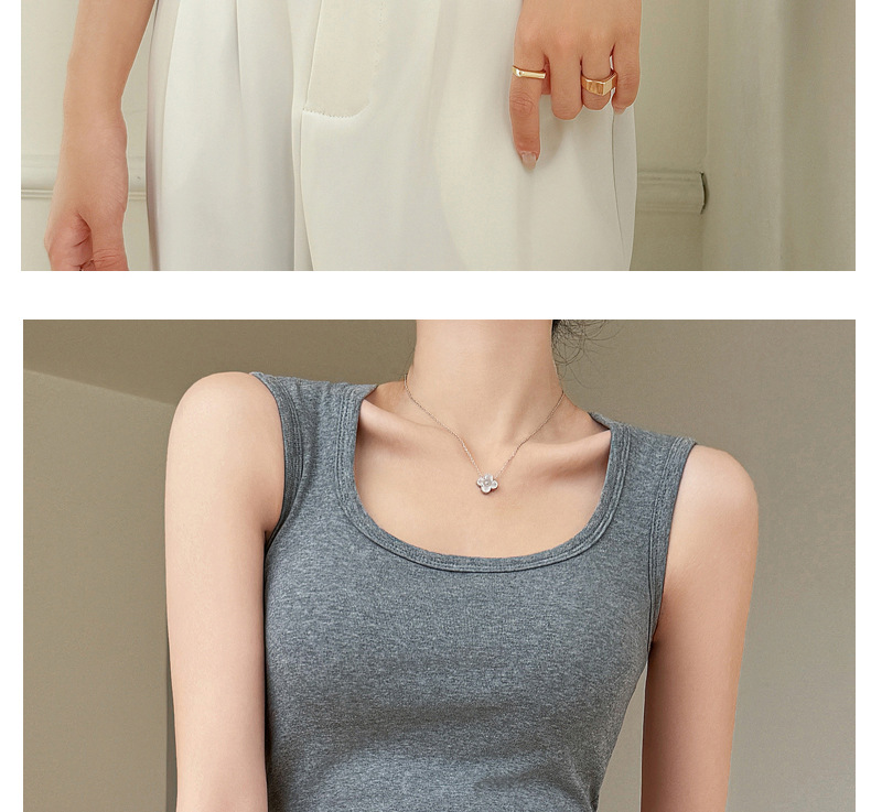 Áo Ba Lỗ Nữ Cotton Nguyên Chất | Kèm Đệm Ngực, Che Ngực, Gợi Cảm, Basic, Mặc Xuân Hè Thu MAKILANA T8