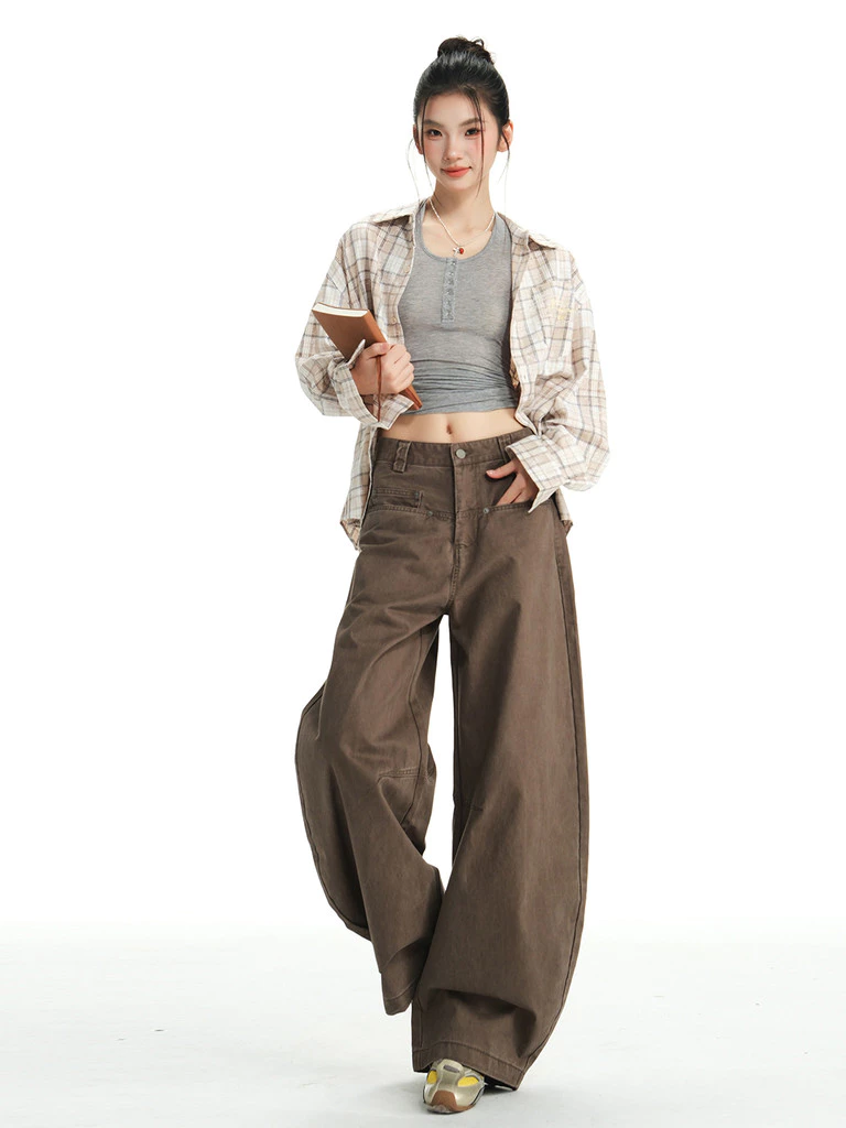 QB06-Quần jean người lớn, chất liệu chính: vải dệt thoi từ sợi denim (cotton), dùng cho nữ, mã 8173