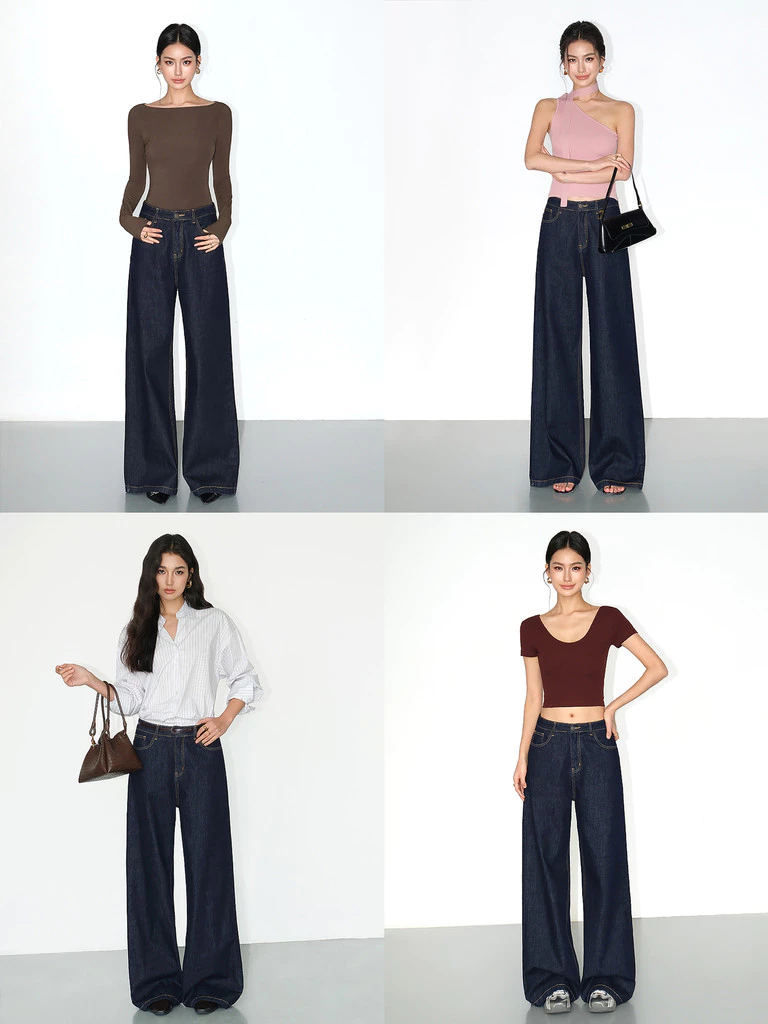 QB01- Quần jean người lớn, chất liệu chính: vải dệt thoi từ sợi denim (cotton), dùng cho nữ, mã C662.