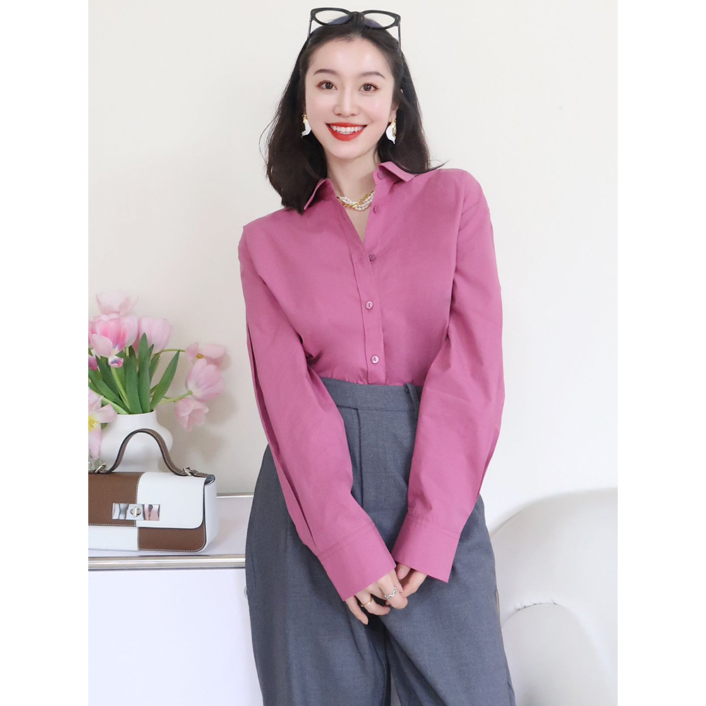SM8 Áo sơ mi nữ dài tay nhiều màu sắc phong cách năng động, trẻ trung phù hợp đi làm, đi chơi LANA SM8
