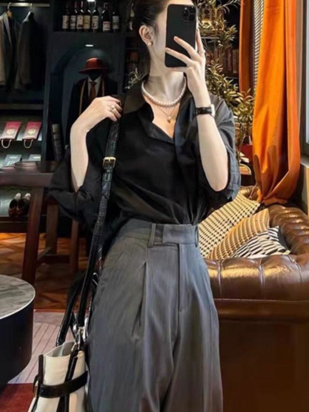 SM8 Áo sơ mi nữ dài tay nhiều màu sắc phong cách năng động, trẻ trung phù hợp đi làm, đi chơi LANA SM8